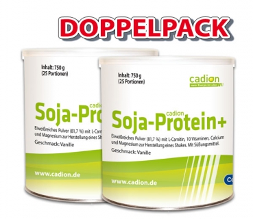 Sparpack 2 x Protein+ Soja-Eiweiss (je 750g)