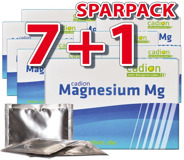 Magnesium MG Zitrone (8 Pckg. zu 50 Beutel je 6,25g)